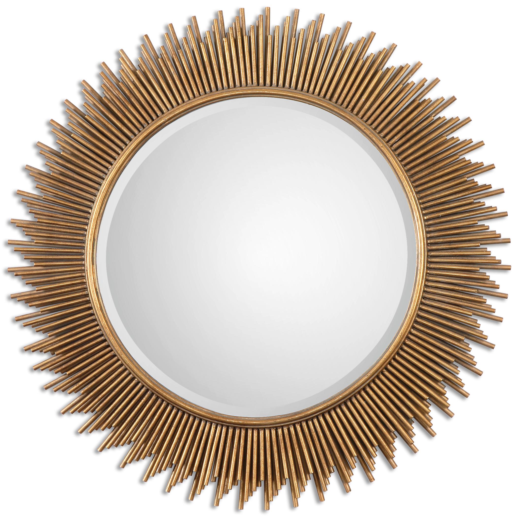 Uttermost Mirrors Round 08137 Marlo Round Gold Mirror Mueller